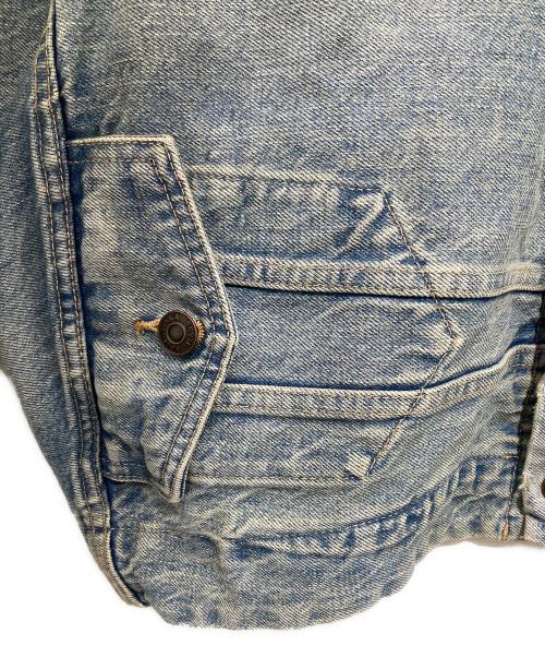 BALENCIAGA（バレンシアガ）BALENCIAGA (バレンシアガ) デニム アップサイドダウン ジャケット / Upside Down Denim Jacket　HO13 625989 TJW79 インディゴ サイズ:36の古着・服飾アイテム