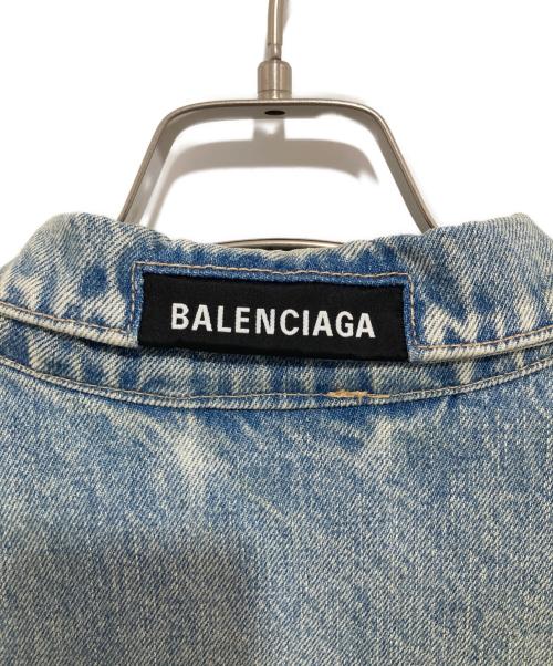 BALENCIAGA（バレンシアガ）BALENCIAGA (バレンシアガ) デニム アップサイドダウン ジャケット / Upside Down Denim Jacket　HO13 625989 TJW79 インディゴ サイズ:36の古着・服飾アイテム