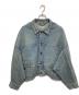 BALENCIAGA（バレンシアガ）の古着「デニム アップサイドダウン ジャケット / Upside Down Denim Jacket　HO13 625989 TJW79」｜インディゴ