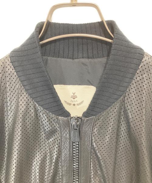 BALLY（バリー）BALLY (バリー) パンチング ラムレザージャケット ブラック サイズ:46の古着・服飾アイテム