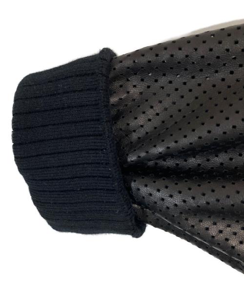 BALLY（バリー）BALLY (バリー) パンチング ラムレザージャケット ブラック サイズ:46の古着・服飾アイテム