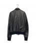 BALLY (バリー) パンチング ラムレザージャケット ブラック サイズ:46：27000円