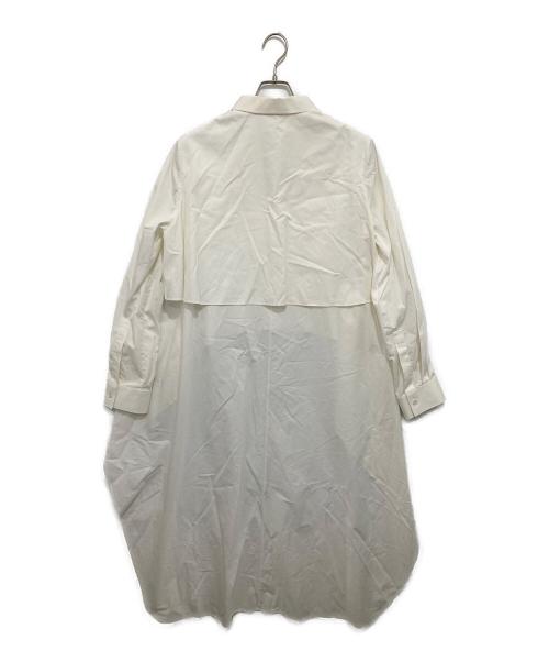 ALEXANDER McQUEEN（アレキサンダーマックイーン）ALEXANDER McQUEEN (アレキサンダーマックイーン) ロングシャツ　685461 QAAAD ホワイト サイズ:44の古着・服飾アイテム