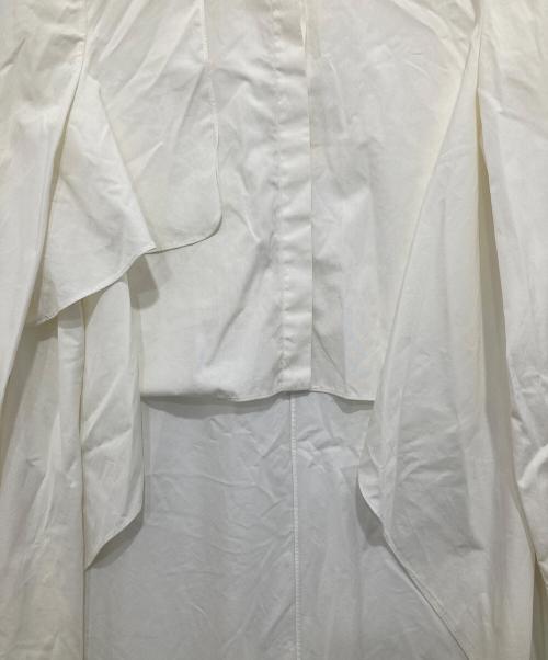 ALEXANDER McQUEEN（アレキサンダーマックイーン）ALEXANDER McQUEEN (アレキサンダーマックイーン) ロングシャツ　685461 QAAAD ホワイト サイズ:44の古着・服飾アイテム