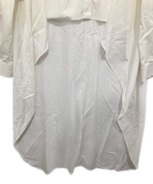 ALEXANDER McQUEEN（アレキサンダーマックイーン）ALEXANDER McQUEEN (アレキサンダーマックイーン) ロングシャツ　685461 QAAAD ホワイト サイズ:44の古着・服飾アイテム