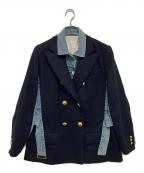 sacaiサカイ）の古着「デニムミックスジャケット　20-05149」｜ネイビー