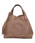 GUCCIグッチ）の古着「ソーホーインターロッキングＧ ハンドバッグ　336751」｜ピンク
