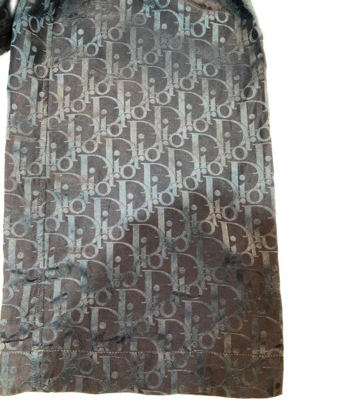 DIOR HOMME（ディオール オム）DIOR HOMME (ディオール オム) シルクブレンド オブリーク モノグラム パンツ ネイビー サイズ:44の古着・服飾アイテム
