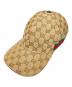 GUCCI（グッチ）の古着「GGキャンバス ベースボールキャップ」｜ブラウン