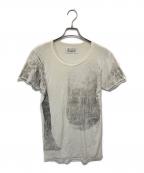 MARTIN MARGIELAマルタン・マルジェラ）の古着「アーティザナル プリントTシャツ」｜ホワイト