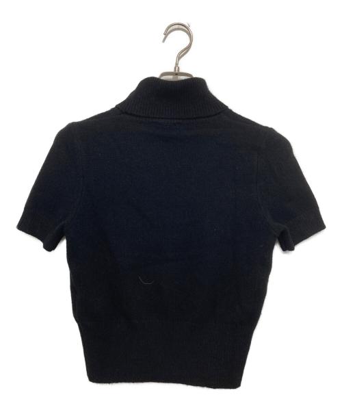 DIESEL（ディーゼル）DIESEL (ディーゼル) M-ARGARET 半袖ニット ブラック サイズ:Sの古着・服飾アイテム