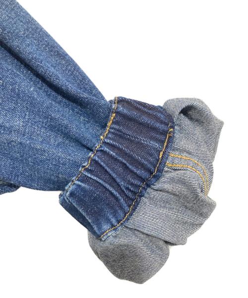 boutique ordinary（ブティークオーディナリー）boutique ordinary (ブティークオーディナリー) Tuck Sleeve Denim Jacket　タックスリーブデニムジャケット ブラック サイズ:FREEの古着・服飾アイテム