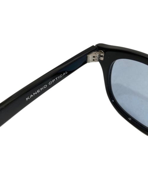 KANEKO OPTICAL（金子眼鏡）KANEKO OPTICAL (金子眼鏡) UNITED ARROWS (ユナイテッドアローズ) ウェリントン サングラス ブラックの古着・服飾アイテム
