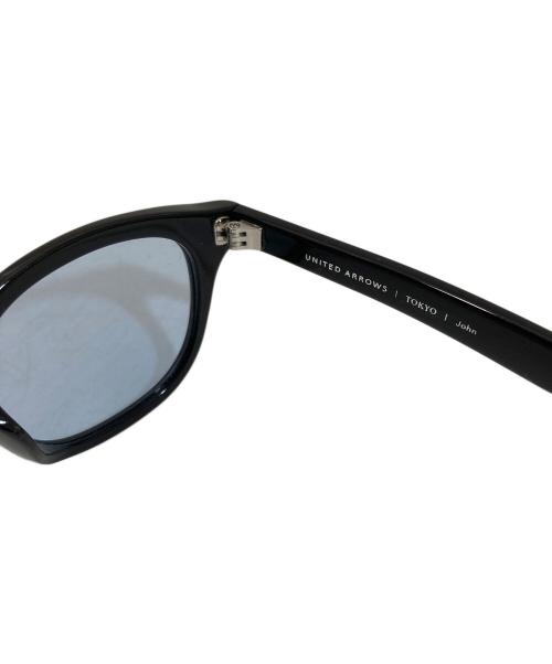 KANEKO OPTICAL（金子眼鏡）KANEKO OPTICAL (金子眼鏡) UNITED ARROWS (ユナイテッドアローズ) ウェリントン サングラス ブラックの古着・服飾アイテム