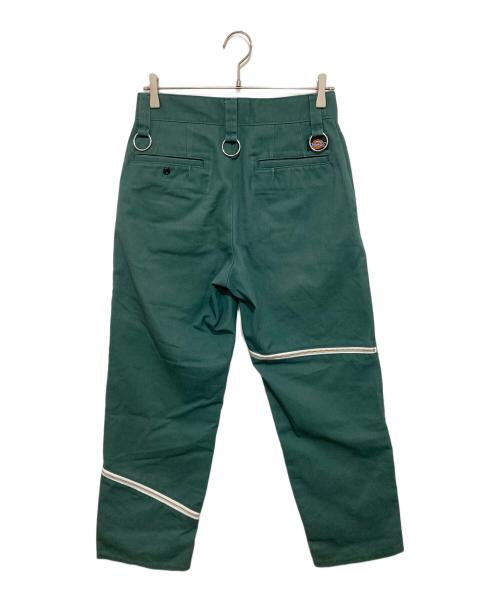 KIDILL（キディル）KIDILL (キディル) Dickies (ディッキーズ) Zip Pants KIDILL グリーン サイズ:44(M)の古着・服飾アイテム