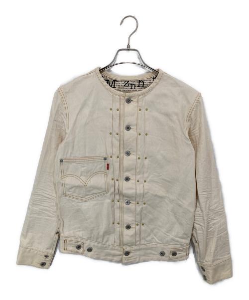 LEVI'S（リーバイス）LEVI'S (リーバイス) Lefty Jeans by Takahiro Kuraishi 1st Jacket Round Neck アイボリー サイズ:Sの古着・服飾アイテム