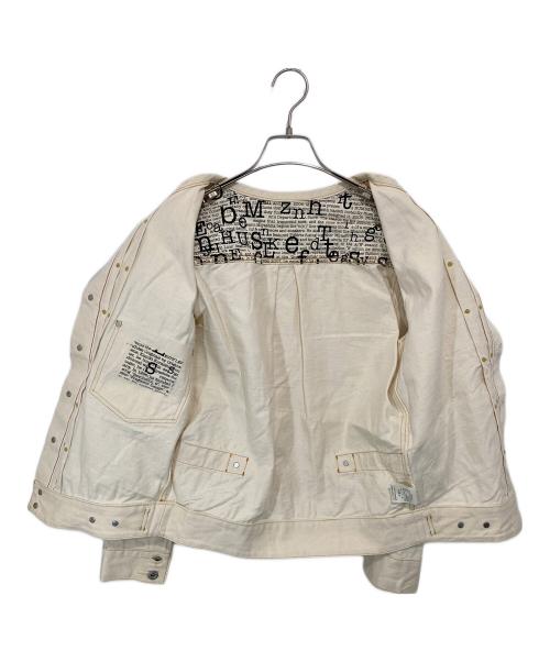 LEVI'S（リーバイス）LEVI'S (リーバイス) Lefty Jeans by Takahiro Kuraishi 1st Jacket Round Neck アイボリー サイズ:Sの古着・服飾アイテム