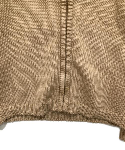 WALTER VAN BEIRENDONCK（ウォルター ヴァン ベイレンドンク）WALTER VAN BEIRENDONCK (ウォルター ヴァン ベイレンドンク) ニットジップカーディガン ベージュ サイズ:不明の古着・服飾アイテム