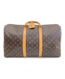 LOUIS VUITTON（ルイ ヴィトン）の古着「モノグラム キーポル50 トラベルバッグ　M41426」｜ブラウン