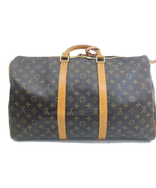 LOUIS VUITTON（ルイ ヴィトン）LOUIS VUITTON (ルイ ヴィトン) モノグラム キーポル50 トラベルバッグ　M41426 ブラウンの古着・服飾アイテム