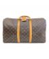 LOUIS VUITTON（ルイ ヴィトン）の古着「モノグラム キーポル50 トラベルバッグ　M41426」｜ブラウン