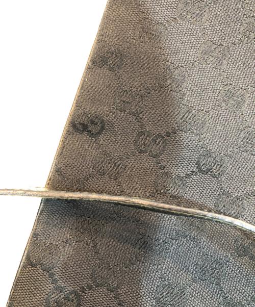 GUCCI（グッチ）GUCCI (グッチ) GGキャンバス スタッズ ショルダーバッグ ブラックの古着・服飾アイテム