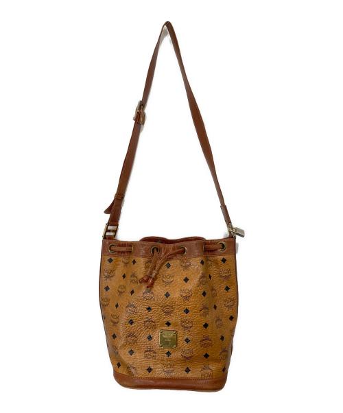 MCM（エムシーエム）MCM (エムシーエム) 巾着バッグ ブラウンの古着・服飾アイテム