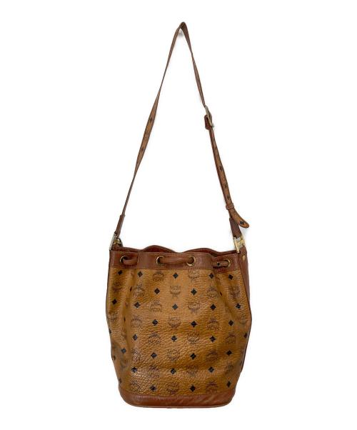 MCM（エムシーエム）MCM (エムシーエム) 巾着バッグ ブラウンの古着・服飾アイテム