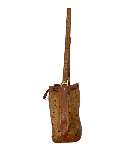 MCM（エムシーエム）MCM (エムシーエム) 巾着バッグ ブラウンの古着・服飾アイテム