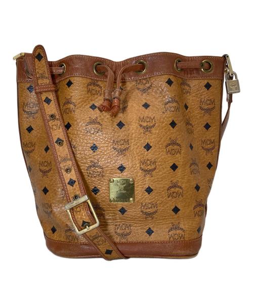 MCM（エムシーエム）MCM (エムシーエム) 巾着バッグ ブラウンの古着・服飾アイテム
