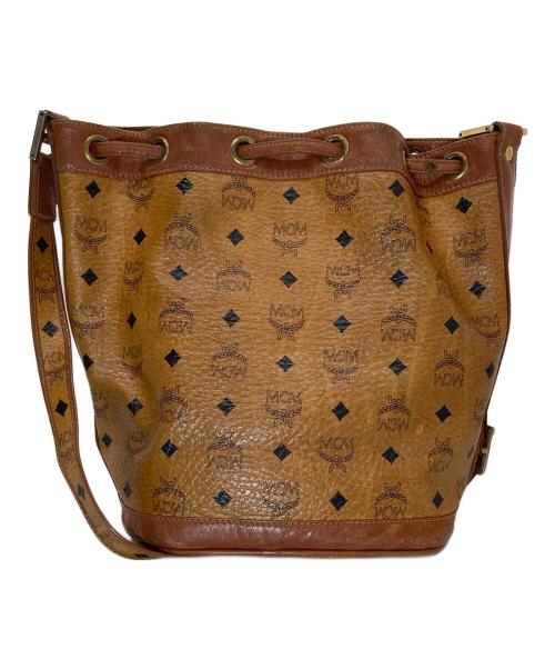 MCM（エムシーエム）MCM (エムシーエム) 巾着バッグ ブラウンの古着・服飾アイテム