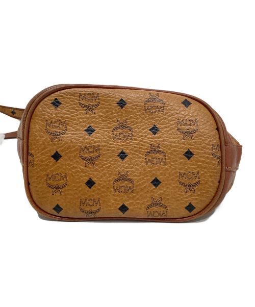 MCM（エムシーエム）MCM (エムシーエム) 巾着バッグ ブラウンの古着・服飾アイテム