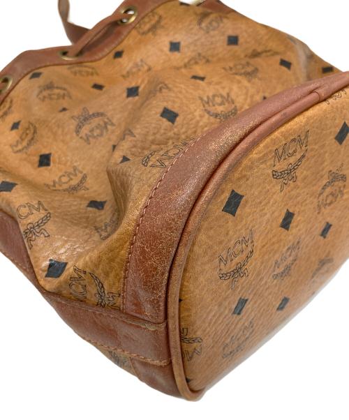 MCM（エムシーエム）MCM (エムシーエム) 巾着バッグ ブラウンの古着・服飾アイテム
