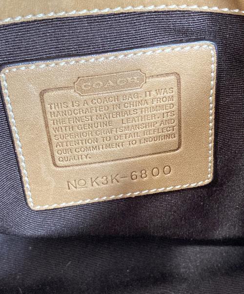 COACH（コーチ）COACH (コーチ) シグネチャー ワンショルダーバッグ ブラウンの古着・服飾アイテム