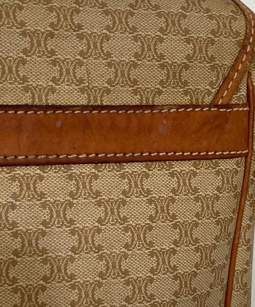 CELINE（セリーヌ）CELINE (セリーヌ) ロゴショルダーバッグ ベージュの古着・服飾アイテム