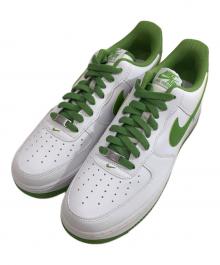 NIKE（ナイキ）の古着「Nike Air Force 1 Low 07 "White/Kermit Green" エアフォース1 ロー 07 "ホワイト/カーミット グリーン" DH7561-105」｜ホワイト