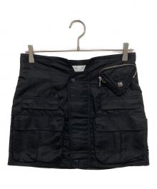 TOGA PULLA（トーガ プルラ）の古着「Nylon twill mini skirt」｜ブラック