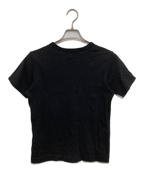 PLAY COMME des GARCONS（プレイコムデギャルソン）PLAY COMME des GARCONS (プレイコムデギャルソン) ゴールド ハートワッペン Tシャツ ブラック サイズ:Mの古着・服飾アイテム