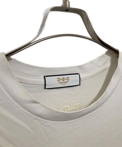 HOORSENBUHS（ホーセンブース）HOORSENBUHS (ホーセンブース) Logo Cotton Tee ロゴコットンティー ホワイト サイズ:Mの古着・服飾アイテム