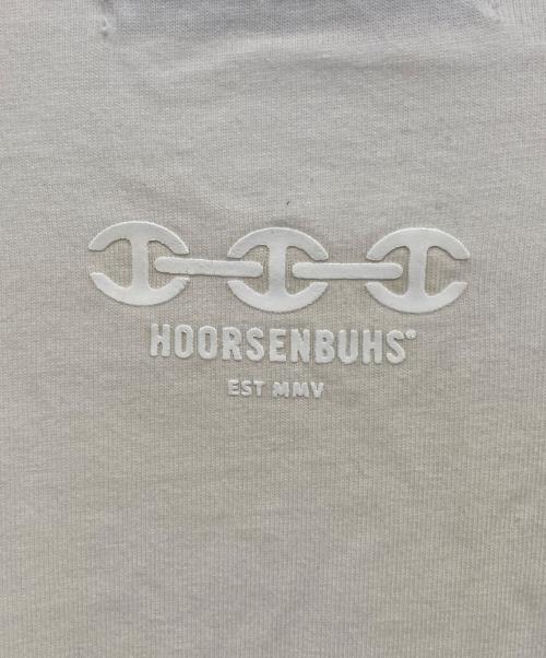 HOORSENBUHS（ホーセンブース）HOORSENBUHS (ホーセンブース) Logo Cotton Tee ロゴコットンティー ホワイト サイズ:Mの古着・服飾アイテム