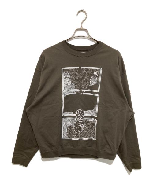 C.E（シーイー）C.E (シーイー) MD Clean Room LIGHT BIG CREW NECK MDクリーンルームライトビッグクルーネック オリーブ サイズ:Mの古着・服飾アイテム