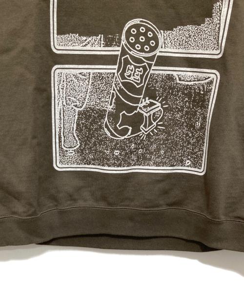 C.E（シーイー）C.E (シーイー) MD Clean Room LIGHT BIG CREW NECK MDクリーンルームライトビッグクルーネック オリーブ サイズ:Mの古着・服飾アイテム