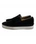 Christian Louboutin (クリスチャン・ルブタン) スタッズ スウェード スリッポン / PIK BOAT FLAT ブラック サイズ:40：20000円