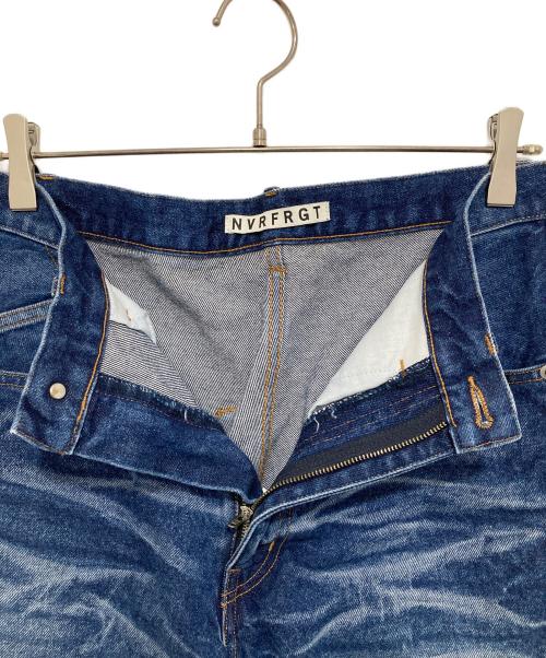 NVRFRGT（ネヴァーフォーゲット）NVRFRGT (ネヴァーフォーゲット) 別注 3D TWISTED WIDE LEG JEANS インディゴ サイズ:１の古着・服飾アイテム