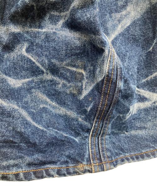 NVRFRGT（ネヴァーフォーゲット）NVRFRGT (ネヴァーフォーゲット) 別注 3D TWISTED WIDE LEG JEANS インディゴ サイズ:１の古着・服飾アイテム