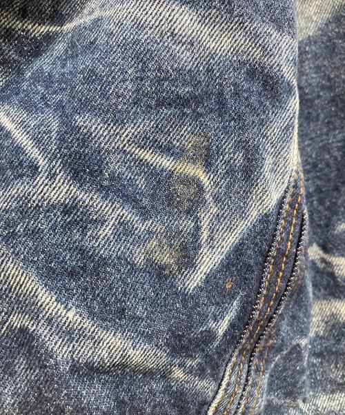 NVRFRGT（ネヴァーフォーゲット）NVRFRGT (ネヴァーフォーゲット) 別注 3D TWISTED WIDE LEG JEANS インディゴ サイズ:１の古着・服飾アイテム