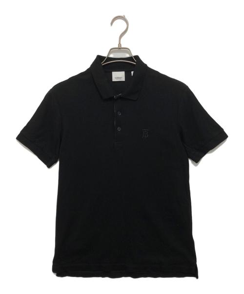 BURBERRY LONDON（バーバリーロンドン）BURBERRY LONDON (バーバリーロンドン) Monogram Motif Polo Shirt TB刺繍 8014003 ブラック サイズ:Sの古着・服飾アイテム
