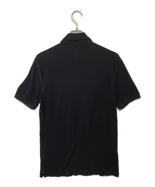 DOLCE & GABBANA（ドルチェ＆ガッバーナ）DOLCE & GABBANA (ドルチェ＆ガッバーナ) メタルプレートポロシャツ ブラック サイズ:46の古着・服飾アイテム