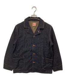 AT-DIRTY（アットダーティ）の古着「AT-DIRTY　"WORKERS JACKET" B.DENIM　ワーカーズ ジャケット ビーデニム」｜インディゴ
