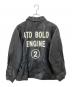 AT-DIRTY (アットダーティ) BOLD LEATHER COACH JACKET シープレザーコーチジャケット ブラック サイズ:S：30000円